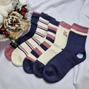 női vastag zokni maci mintás