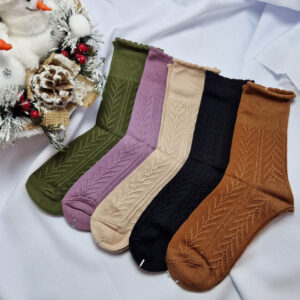 női zokni anyagában mintás