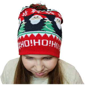 felnőtt karácsonyi-mintás sapka 7