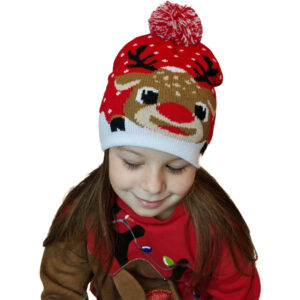 gyerek mikulásos-karácsonyi sapka