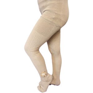 lány gyerek harisnya anyagában mintás-drapp