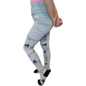 lány gyerek harisnya cica-szürke