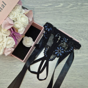 nyitott tanga pink fekete kék csipke 1