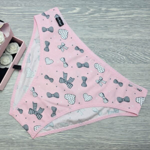 barones bikini fazonú normál női alsó masni mintás