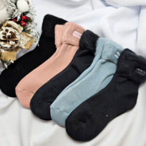 női szőrös belsejű vastag zokni