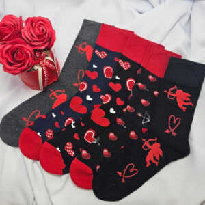 valentin napos férfi zokni 1