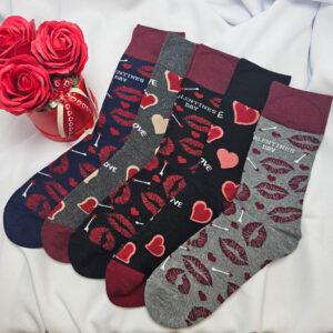 valentin napos férfi zokni 2