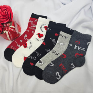 valentin napos női zokni 1