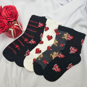 valentin napos női zokni 2