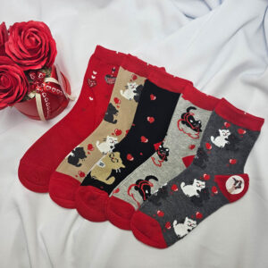 valentin napos női zokni 3