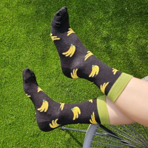 banános zokni-