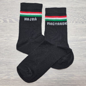 hajrá Magyarország zokni fekete