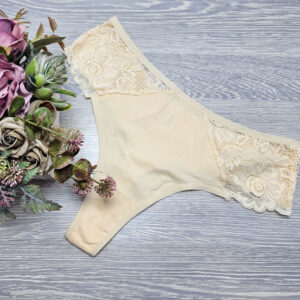 magas derekú pamut tanga csipke betéttel 32172-test