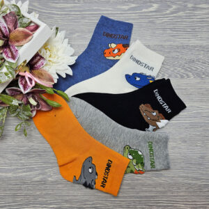 fiú zokni dinó mintás GZF10012