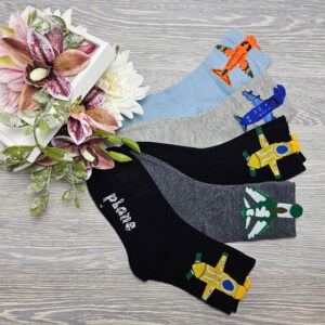 fiú zokni repülő mintás GZF368