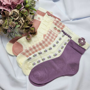 női zokni virág mintás NZP1152