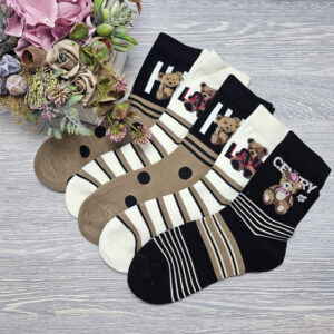 női zokni maci mintás NZP2095