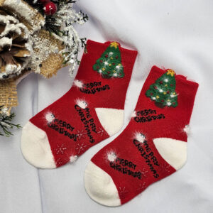 Mikulásos-Karácsonyi BABA zokni SB2211-1