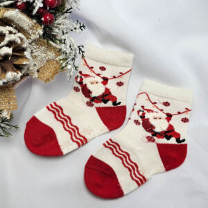 Mikulásos-Karácsonyi BABA zokni SB2211-2