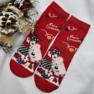 Mikulásos-Karácsonyi GYEREK zokni SG2218-4