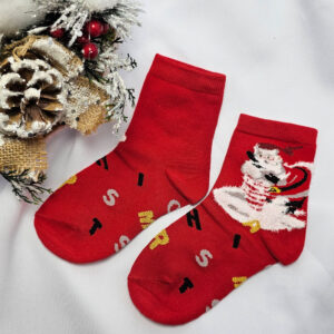 Mikulásos-Karácsonyi GYEREK zokni SG2217-2