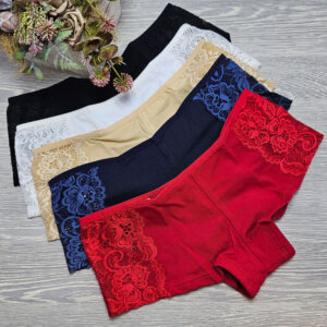 csipkés szélű női short