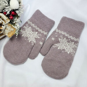 kötött 1 újjas kesztyű NK2107-mályva