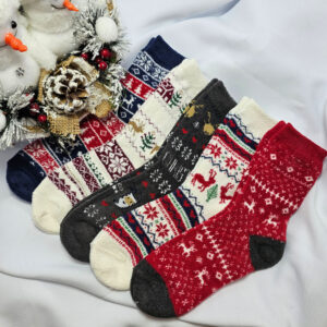 mikulásos-karácsonyi vastag zokni csomag SNB356