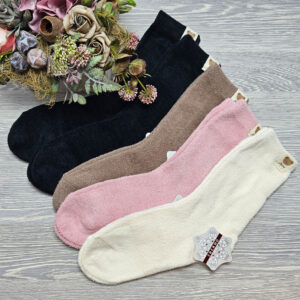 női zsenília pihe-puha zokni NBX2139