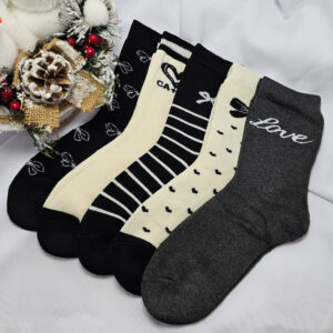 Bambusz VASTAG zokni masni mintás