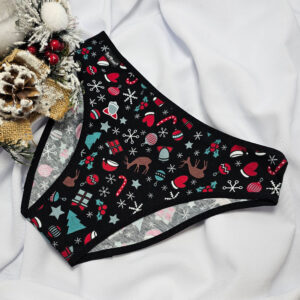 karácsonyi pamut bugyi-ajándékos mintás