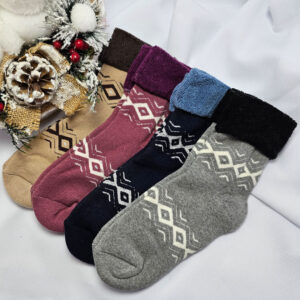 női MARJINAL vastag zokni-5