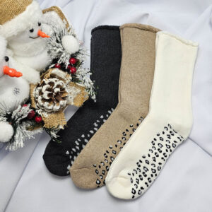 női gumi nélküli vastag zokni egyszínű 1A