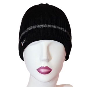 Vastag -bélelt FÉRFI sapka-fekete