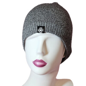 Vastag -bélelt FÉRFI sapka hópehellyel-világosszürke