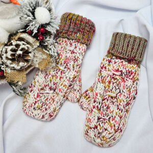 női 1 ujjas színes kersztyű-pink-NK759