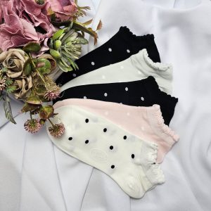 női pöttyös titokzokni NDX2577