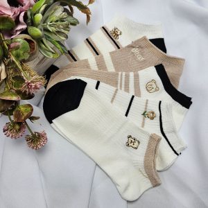 női titokzokni macika mintás NDX1696