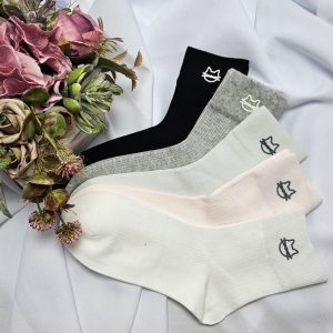 női zokni anyagában mintás cicusos NZX2539