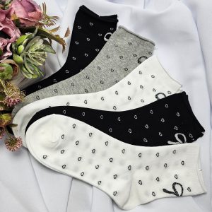 női zokni szív és masni mintás NZP2389