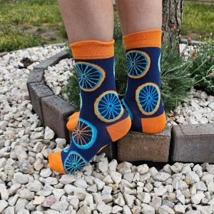 kerék mintás zokni