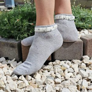 női titokzokni cicás-pöttyös