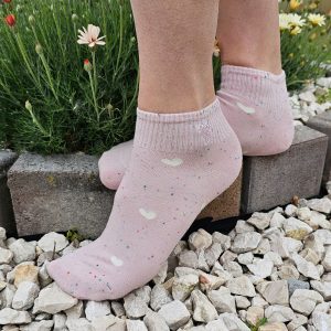 Női titokzokni apró pöttyös 5 pár cs