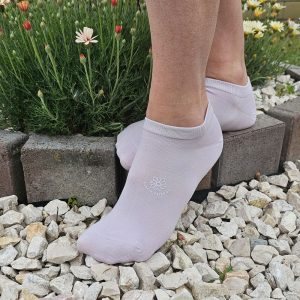 Női titokzokni virágos 5 pár cs